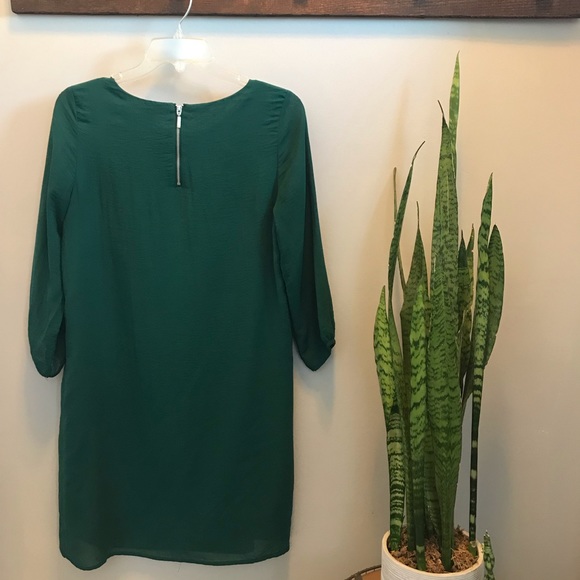 H&M emerald green dress size 6 - Picture 5 of 6